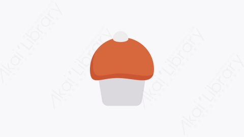 图片素材-0022-纸杯蛋糕cupcake卡通扁平食物和饮料的元素图标