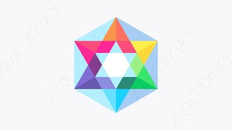 图片素材-022六角形 hexagramMG卡通神圣的几何元素图标
