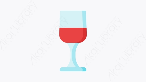 图片素材-022酒杯 wine glassMG卡通光明节元素图标