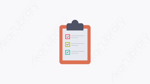 图片素材-023-检查表checklist卡通扁平实验室科学教育元素图标