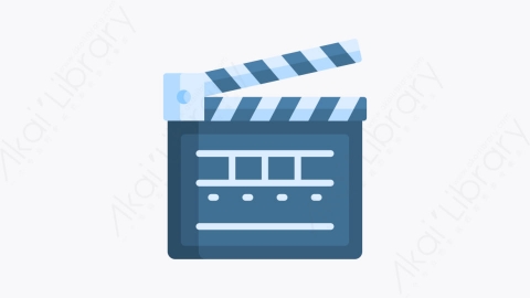 图片素材-023拍板 clapperboardMG卡通电视元素图标