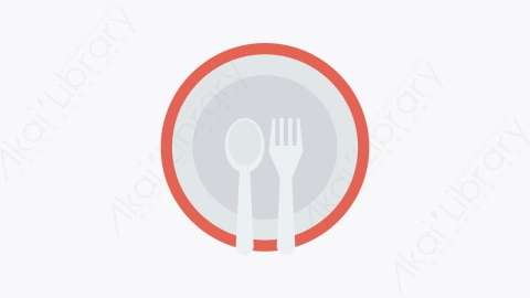 图片素材-023-餐具plate卡通扁平婴儿儿童玩具元素图标
