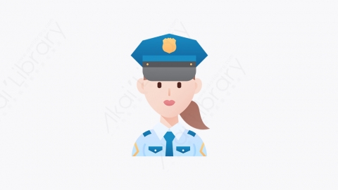 图片素材-023_女警察_policewoman