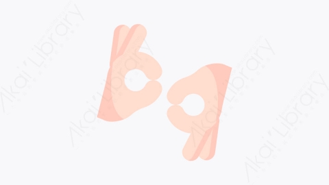 图片素材-023手语signlanguageMG卡通辅助功能元素图标