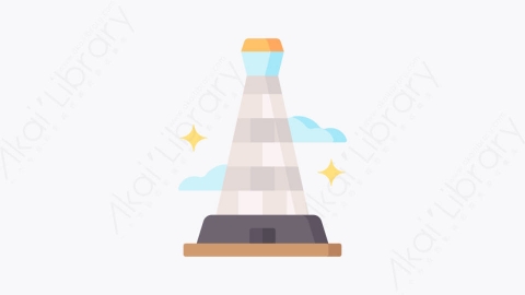 图片素材-023塔towerMG卡通童话元素图标