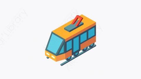 图片素材-023_有轨电车_tram