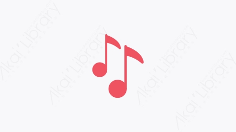 图片素材-024-音符musical_note扁平卡通娱乐元素图标