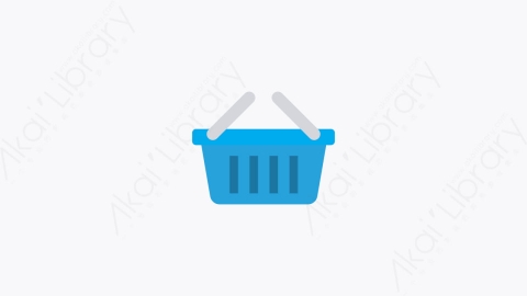 图片素材-024-购物篮shopping_basket卡通扁平家用设备和电器元素图标