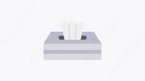 图片素材-024-纸巾盒tissue_box扁平卡通客房部元素图标