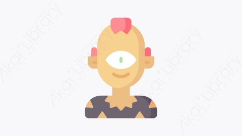 图片素材-025独眼巨人cyclopsMG卡通童话元素图标