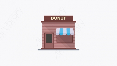 图片素材-025_甜甜圈店_donut_shop
