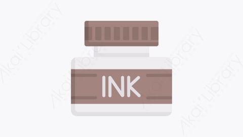 图片素材-025墨水瓶 ink bottleMG卡通美术元素图标