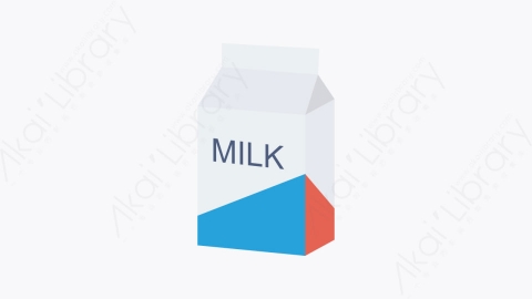 图片素材-025-牛奶milk卡通扁平健康和健身元素图标
