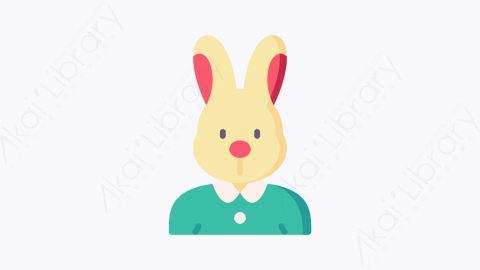 图片素材-025兔子 rabbitMG卡通圣诞头像元素图标