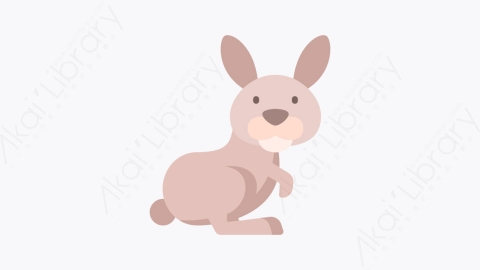 图片素材-025兔子 rabbitMG卡通野生动物元素图标