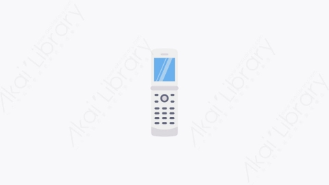 图片素材-026-旧电话old_phone扁平卡通手机元素图标