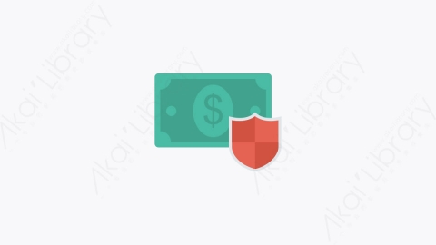 图片素材-0026-安全secure卡通扁平金融财务元素图标