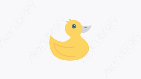 图片素材-027-鸭duck卡通扁平动物元素图标