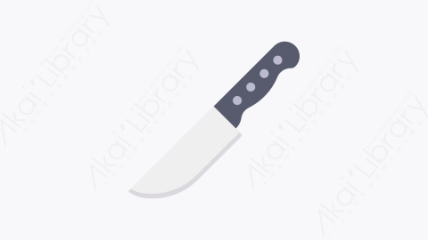 图片素材-028-刀子knife扁平卡通烹饪元素图标