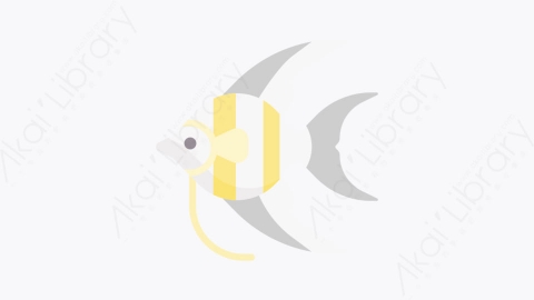 图片素材-029神仙鱼 angelfishMG卡通海上生活元素图标