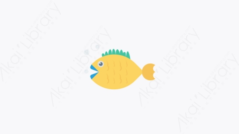图片素材-029-鱼fish卡通扁平动物元素图标