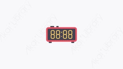 图片素材-030-闹钟alarm_clock扁平卡通家电元素图标