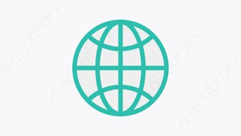 图片素材-030-网格globe_grid扁平卡通通信元素图标