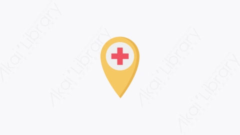 图片素材-030-地图定位符号map_pointer卡通扁平灾难自然灾害元素图标