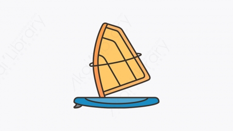 图片素材-030_风帆_windsurf
