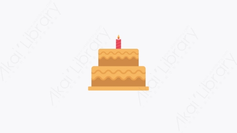 图片素材-031-生日蛋糕birthday_cake卡通扁平情侣婚姻婚礼元素图标