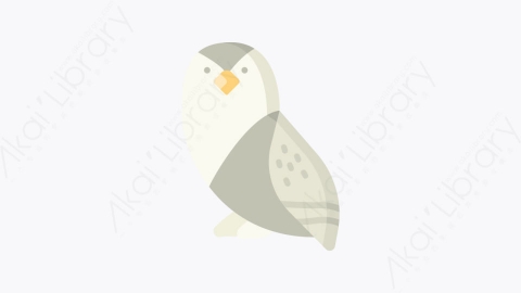 图片素材-031猫头鹰 owlMG卡通北极元素图标