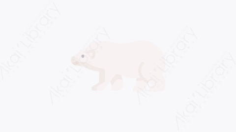 图片素材-031北极熊 polar bearMG卡通北极和南极的元素图标