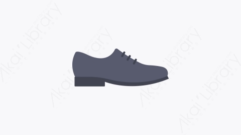 图片素材-031-皮鞋shoe扁平卡通派对元素图标
