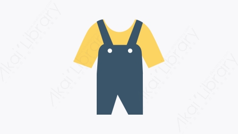 图片素材-032-婴儿服装baby_clothing卡通扁平婴儿宝贝教育元素图标