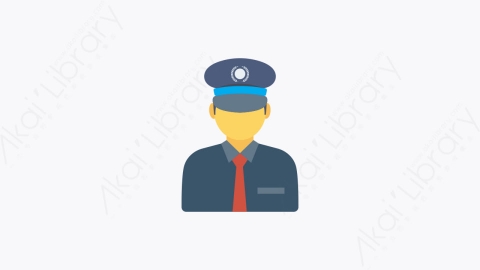 图片素材-032-防护罩guard卡通扁平机场元素图标