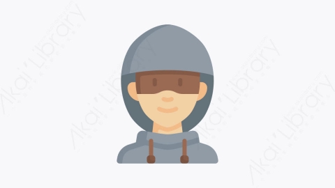 图片素材-032黑客 hackerMG卡通头像元素图标