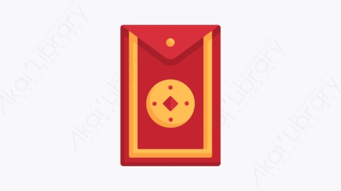 图片素材-032红包 red envelopeMG卡通中国元素图标