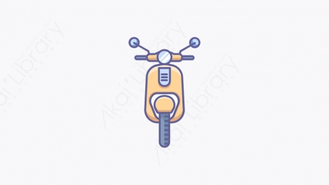 图片素材-033_小型摩托车_scooter