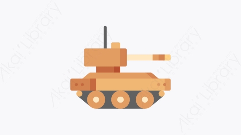 图片素材-033坦克 tankMG卡通印度共和国日元素图标