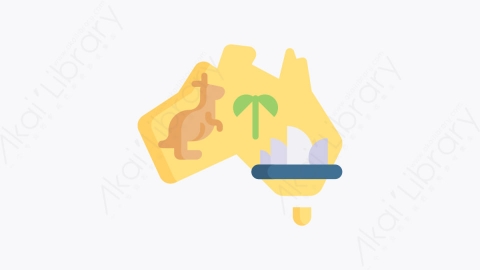 图片素材-034澳大利亚 australiaMG卡通澳大利亚国庆日元素图标