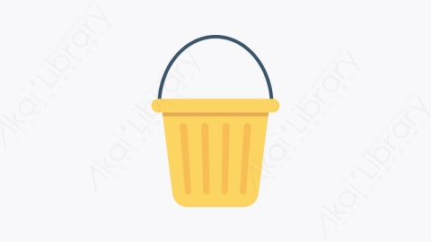图片素材-034-铲斗bucket卡通扁平婴儿宝贝教育元素图标