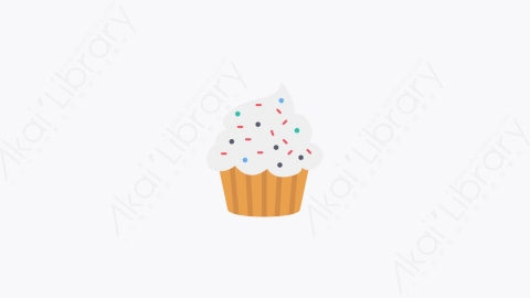 图片素材-034-纸杯蛋糕cupcake卡通扁平情侣婚姻婚礼元素图标