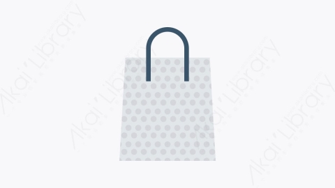 图片素材-034-购物袋shopping_bag扁平卡通城市生活元素图标