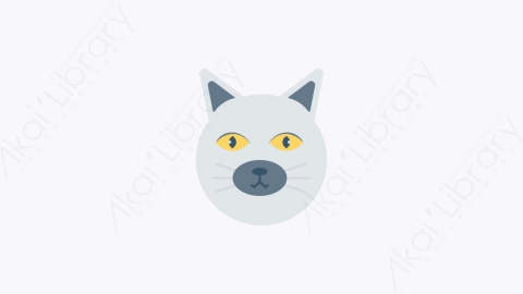 图片素材-034-西伯利亚哈士奇siberian_husky卡通扁平动物元素图标