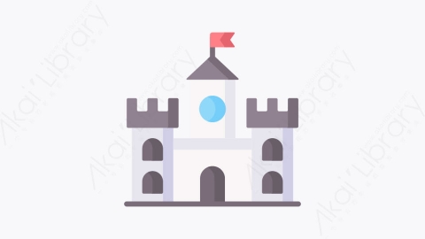 图片素材-035城堡castleMG卡通中世纪元素图标