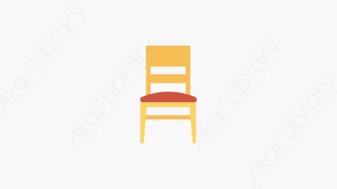 图片素材-035-椅子chair卡通扁平家用设备和电器元素图标