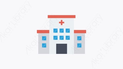 图片素材-035-医院hospital卡通扁平健康和健身元素图标