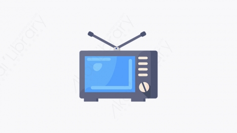 图片素材-035_看电视_tv_watching