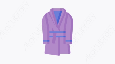 图片素材-036浴袍 bathrobeMG卡通衣服元素图标