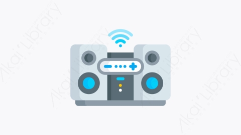 图片素材-037扬声器 loudspeakerMG卡通计算机元素图标